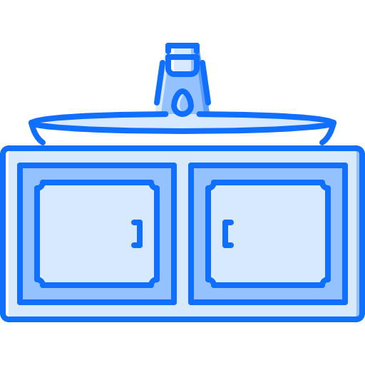 lavabo Coloring Blue icono