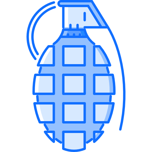 grenade Coloring Blue Icône