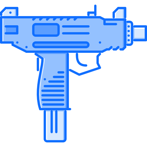 銃 Coloring Blue icon