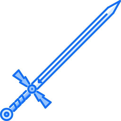 Sword Coloring Blue icon