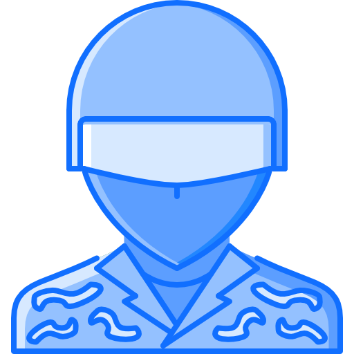 soldato Coloring Blue icona