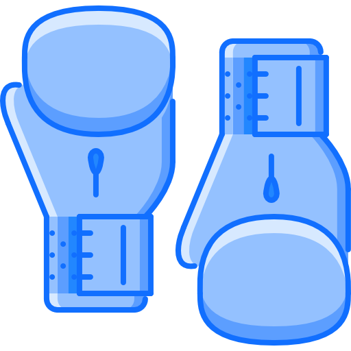 Boxing Coloring Blue icon