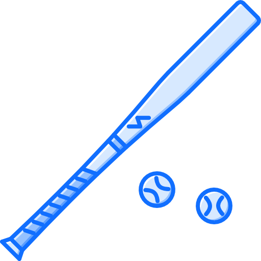 Baseball Coloring Blue icon