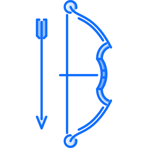 flecha Coloring Blue icono
