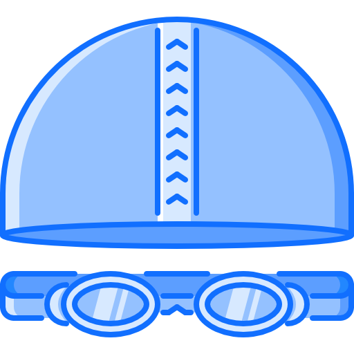 schwimmen Coloring Blue icon