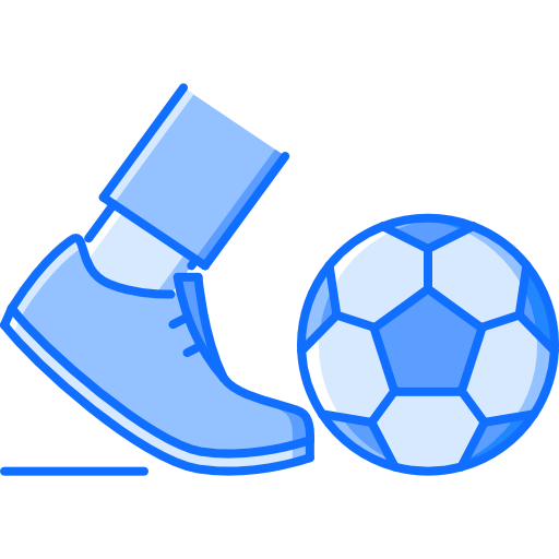 축구 Coloring Blue icon