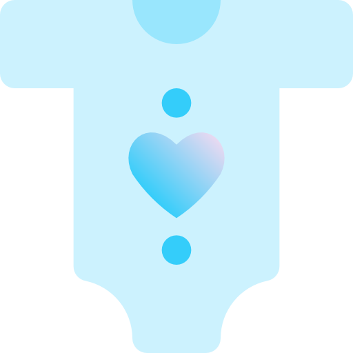 roupas de bebê Fatima Blue Ícone