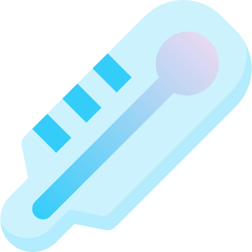 Thermometer Fatima Blue icon