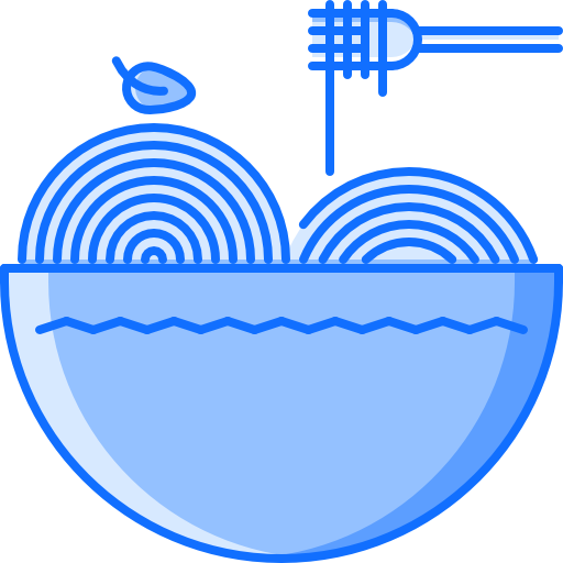 spaghetti Coloring Blue ikona