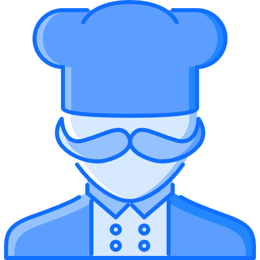 요리사 Coloring Blue icon