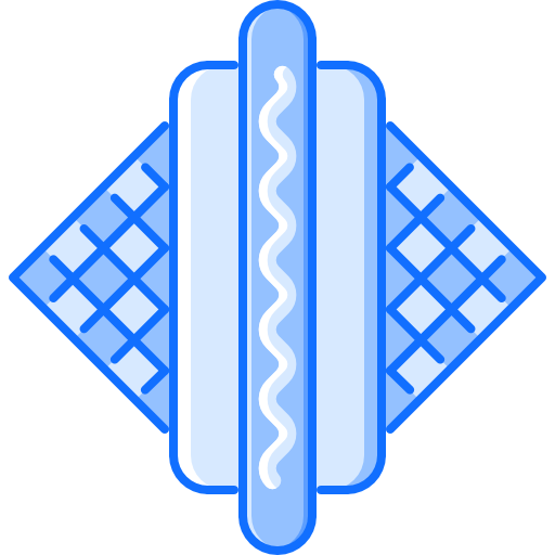 hotdog Coloring Blue icon