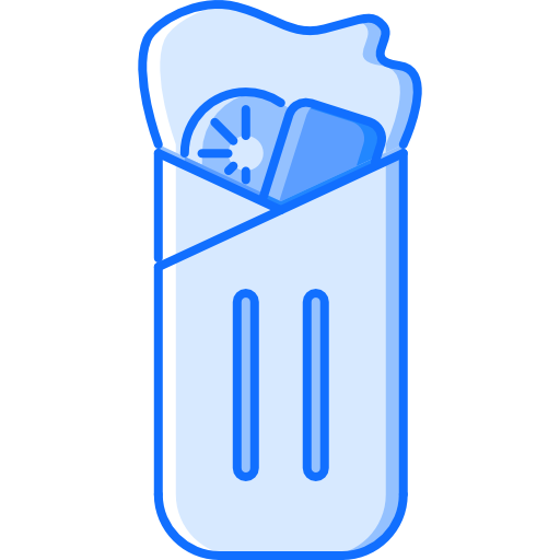 包む Coloring Blue icon