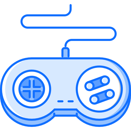 ゲームパッド Coloring Blue icon
