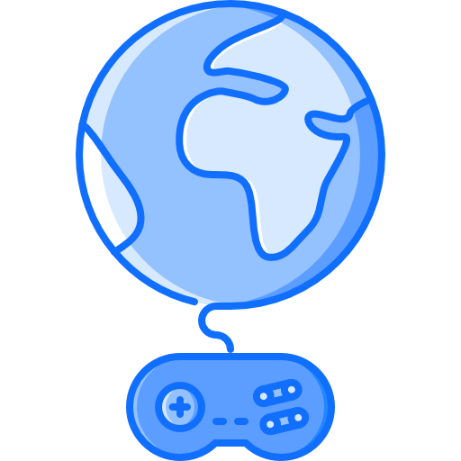 행성 Coloring Blue icon