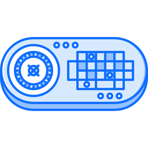 roulette Coloring Blue icon