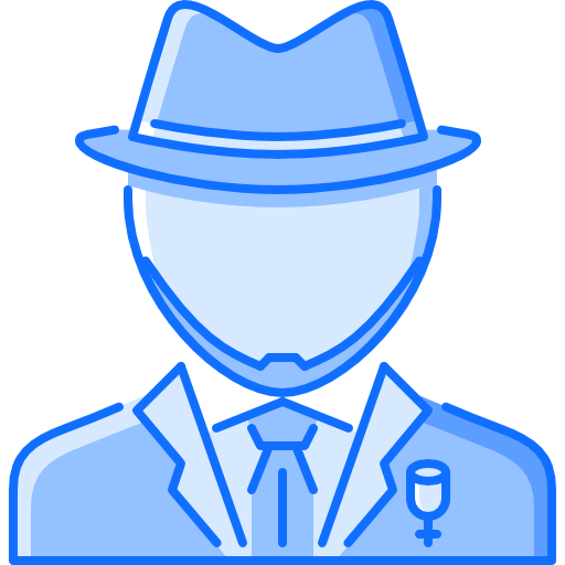 Mafioso Coloring Blue icon