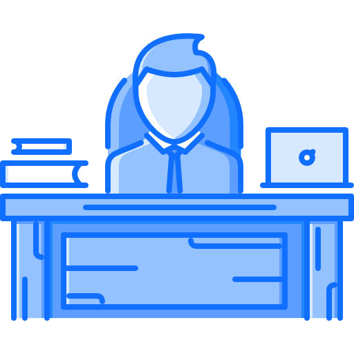 Boss Coloring Blue icon