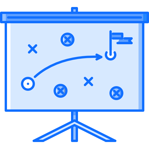 strategie Coloring Blue icon