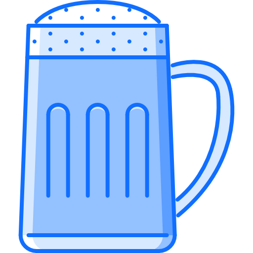 bier Coloring Blue icon