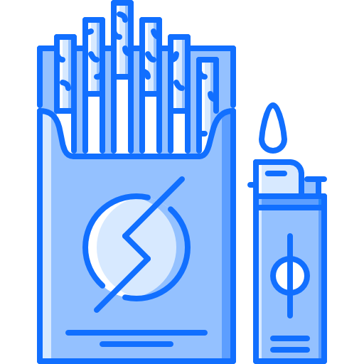 シガレット Coloring Blue icon