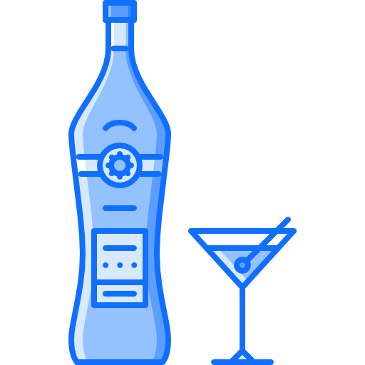 Martini Coloring Blue icon