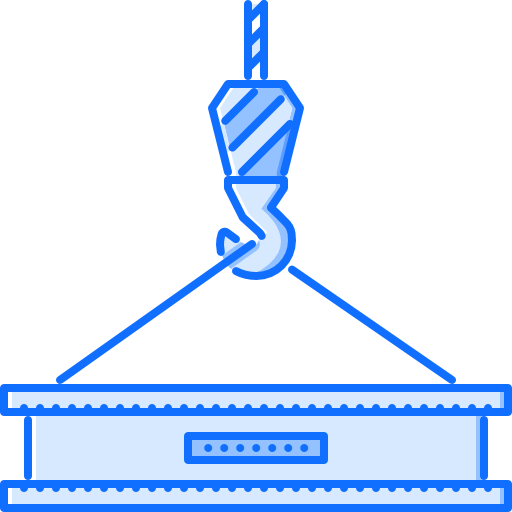 Crane Coloring Blue icon