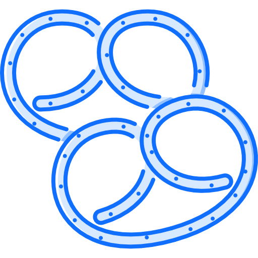 krakeling Coloring Blue icoon