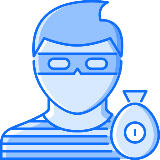 Thief Coloring Blue icon