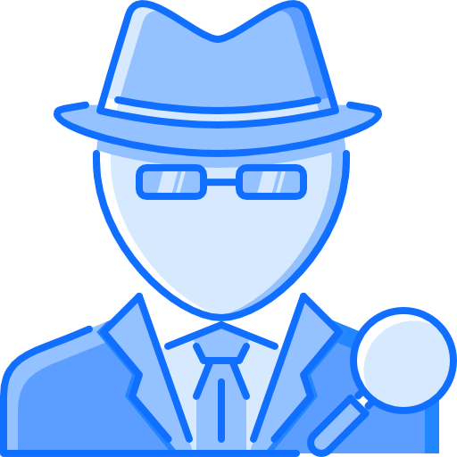 detective Coloring Blue icono