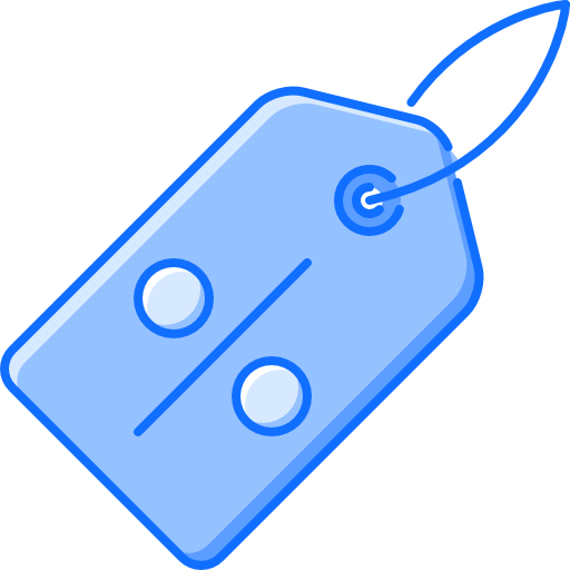 etiket Coloring Blue icoon