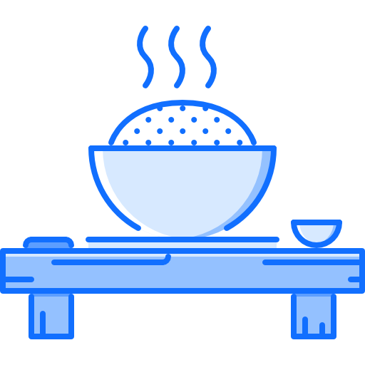 arroz Coloring Blue icono