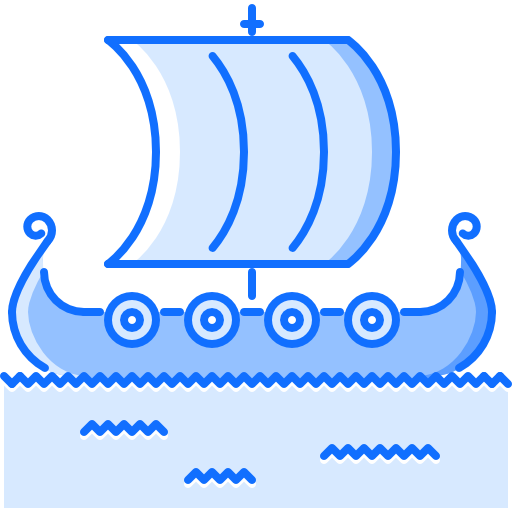 embarcacion Coloring Blue icono