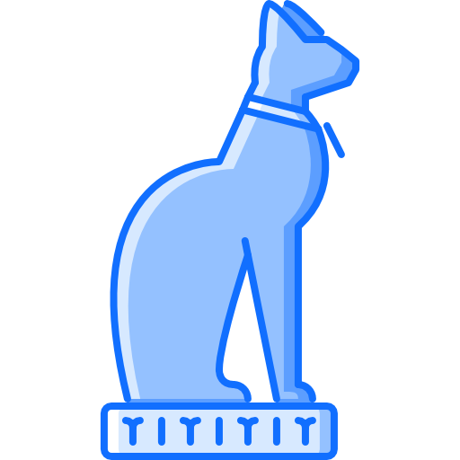 gato Coloring Blue icono