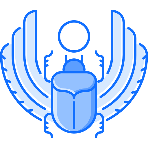 スカラベ Coloring Blue icon