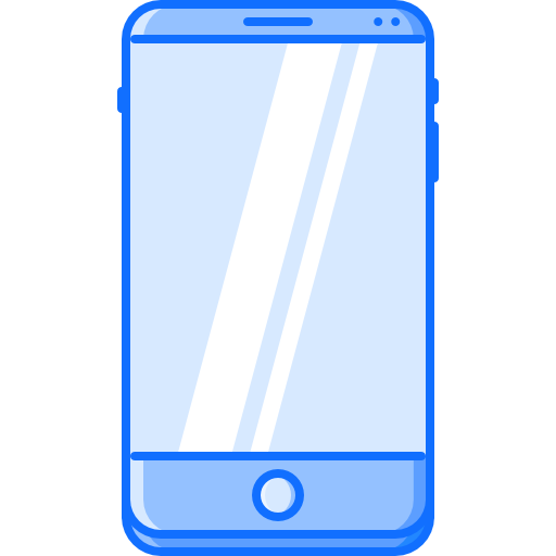 smartphone Coloring Blue icona