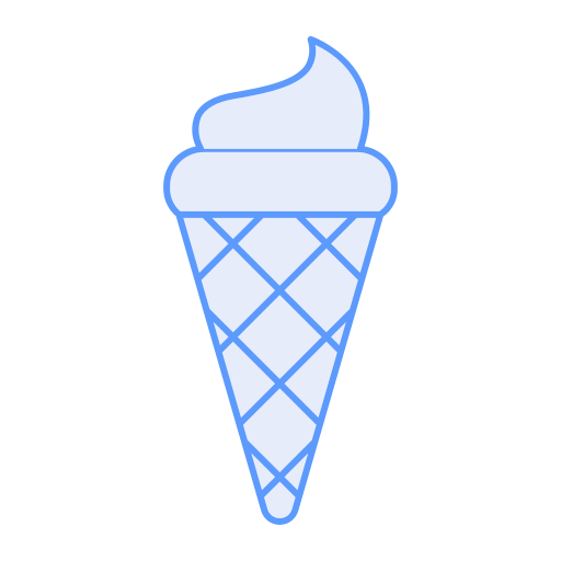 sorvete Generic Blue Ícone
