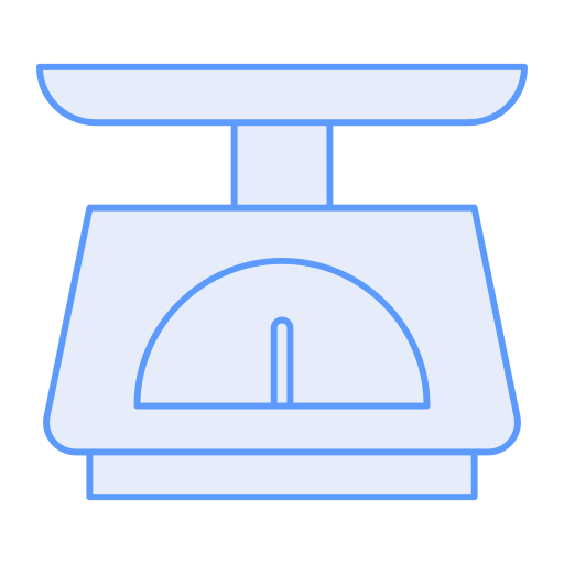 escala de peso Generic Blue icono
