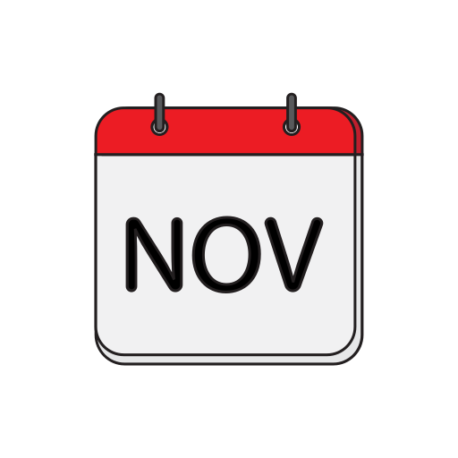 November Generic Outline Color icon