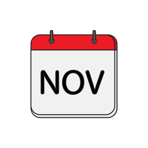 november Generic Outline Color icono