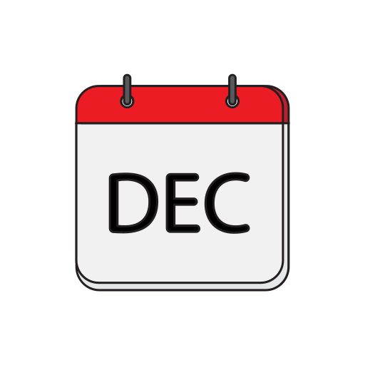December Generic Outline Color icon