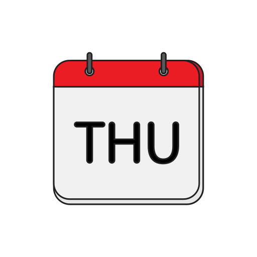 Thursday Generic Outline Color icon