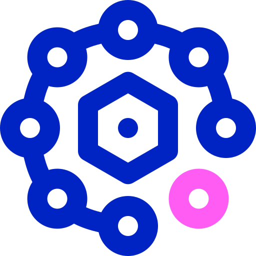 Nanotechnology Super Basic Orbit Color icon