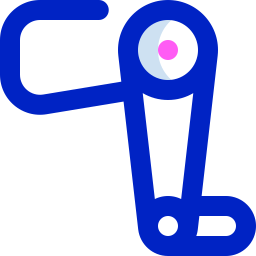 Robotic leg Super Basic Orbit Color icon