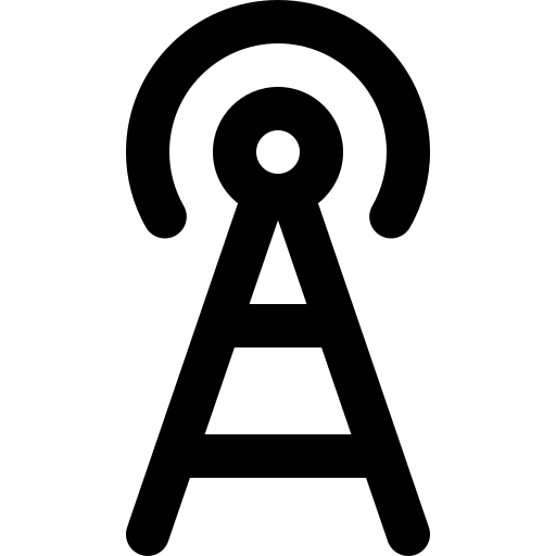 antenne Super Basic Orbit Outline Icône