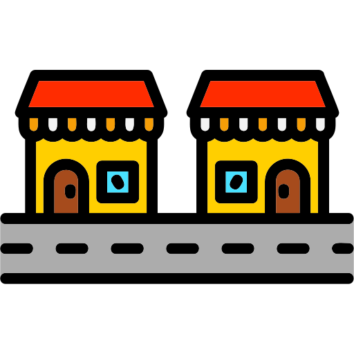 Street market Generic Outline Color icon