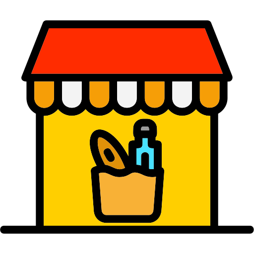 Groceries store Generic Outline Color icon
