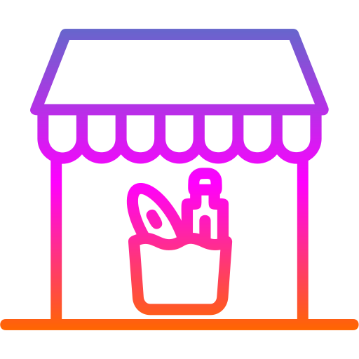 Groceries store Generic Gradient icon