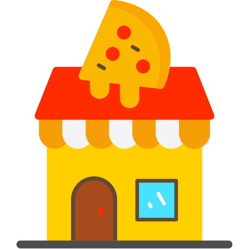 Pizzeria Generic Flat icono