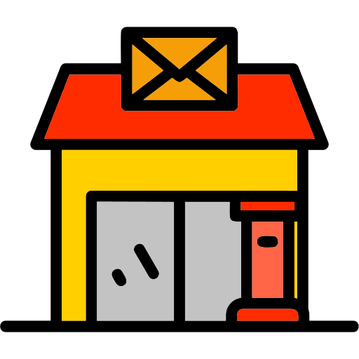 oficina postal Generic Outline Color icono