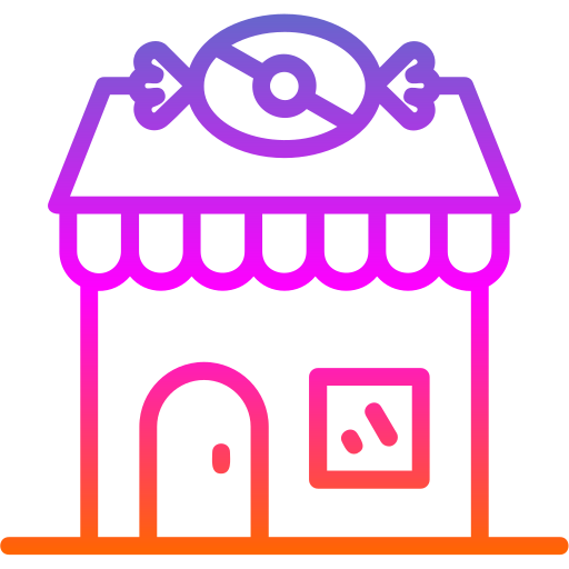 candy shop Generic Gradient icon